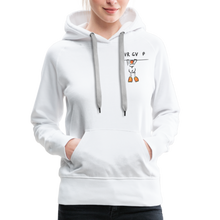Load image into Gallery viewer, Women’s Premium Hoodie - white