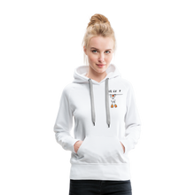 Load image into Gallery viewer, Women’s Premium Hoodie - white