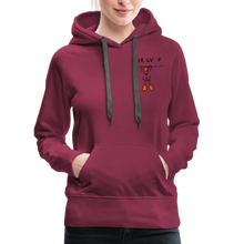 Load image into Gallery viewer, Women’s Premium Hoodie - burgundy