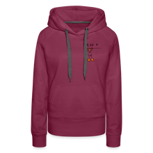 Load image into Gallery viewer, Women’s Premium Hoodie - burgundy