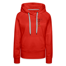 Load image into Gallery viewer, Women’s Premium Hoodie - red
