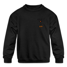 Load image into Gallery viewer, Kids' Crewneck Sweatshirt - black
