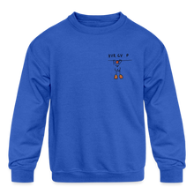 Load image into Gallery viewer, Kids' Crewneck Sweatshirt - royal blue
